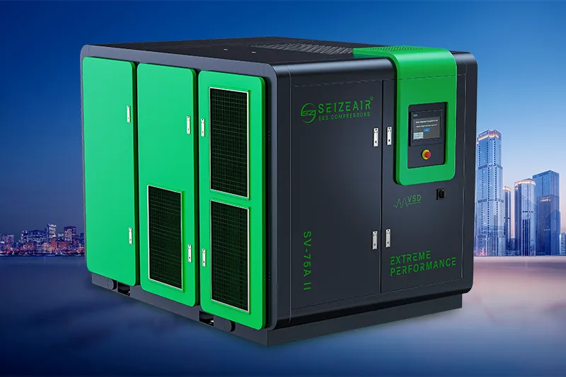 Compressore d'aria a vite a due stadi PM VSD