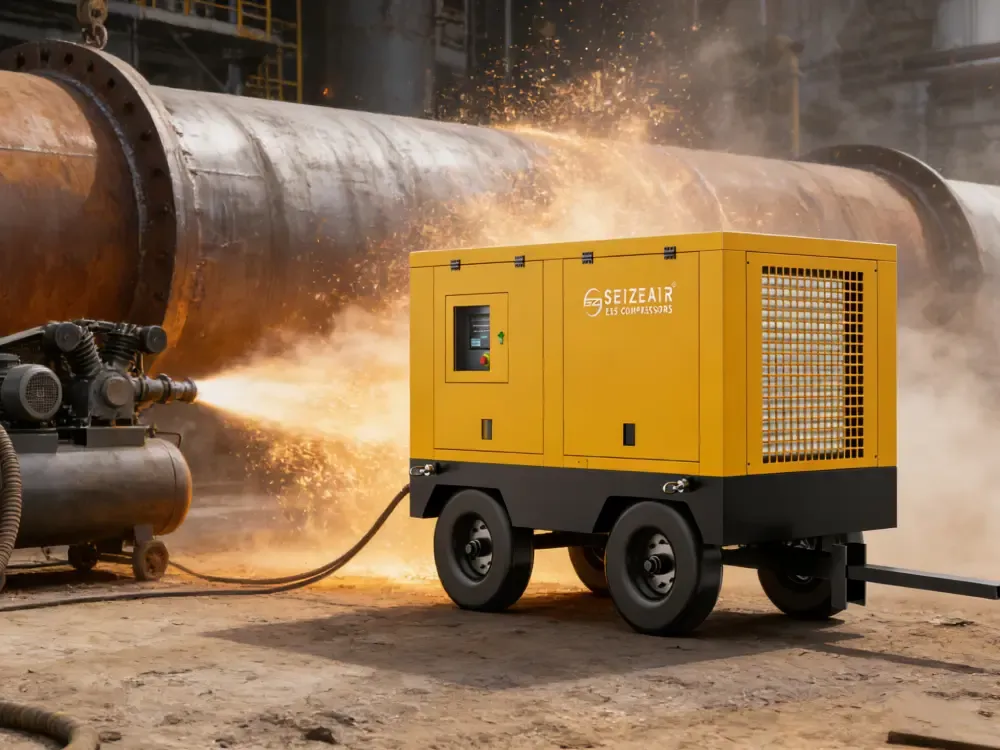 Un compressore d'aria portatile può gestire attività industriali pesanti?