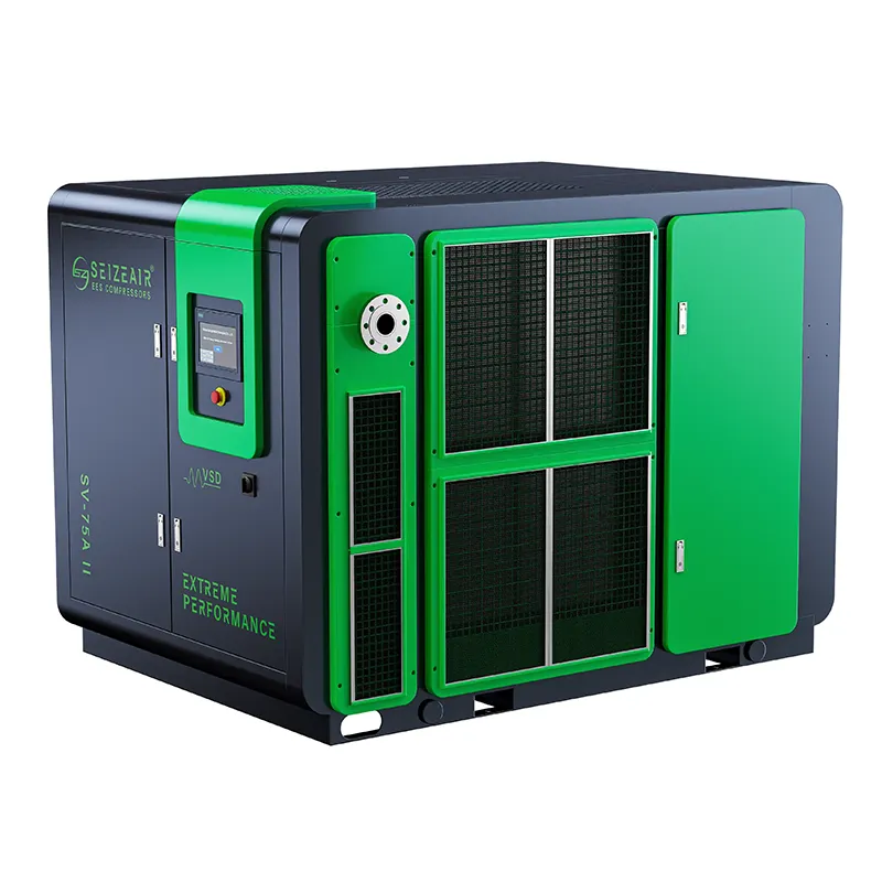 Compressore d'aria a vite a due stadi PM VSD a risparmio energetico