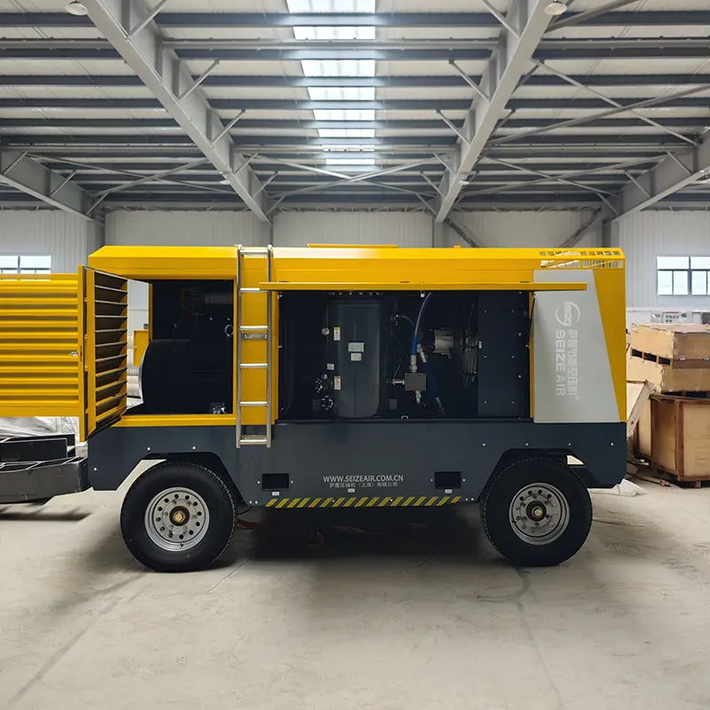 Compressore d'aria portatile elettrico per miniere